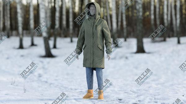 images/goods_img/20210312/3D Women's Jeans Pullover Down Coat Ugg 1 model/1.jpg